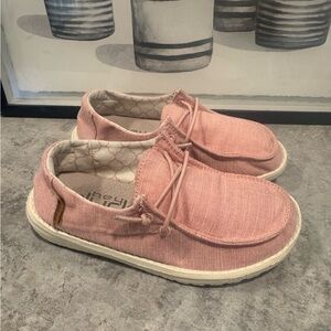 Hey Dude Shoes Girls  Size 12 Pink Little Kid Wendy Youth Slip on Sneaker